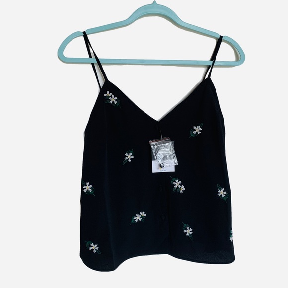 TopShop Button Embellished Cami Top - Picture 4 of 4